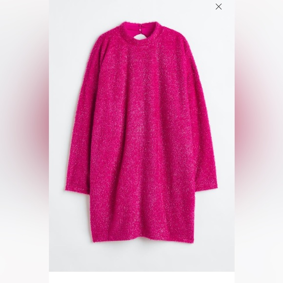 H&M Hot Pink Oversized Tunic - Picture 8 of 10